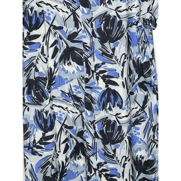 NWT LL Bean Womens Everyday Sun Smart Dress Large Soft Stretchy Beachy Floral - Picture 10 of 11